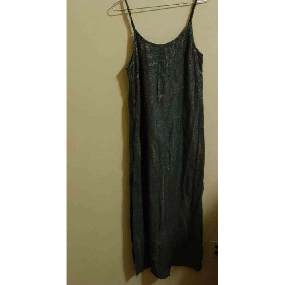 House Of Harlow Dress Women's Small Slip Green Stretch Scoop Neck Sleeveless New